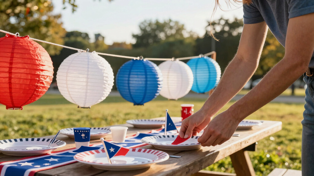 patriotic outdoor party supplies