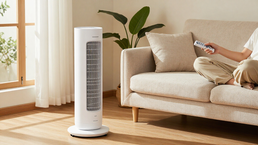 quiet tower fans with remote control