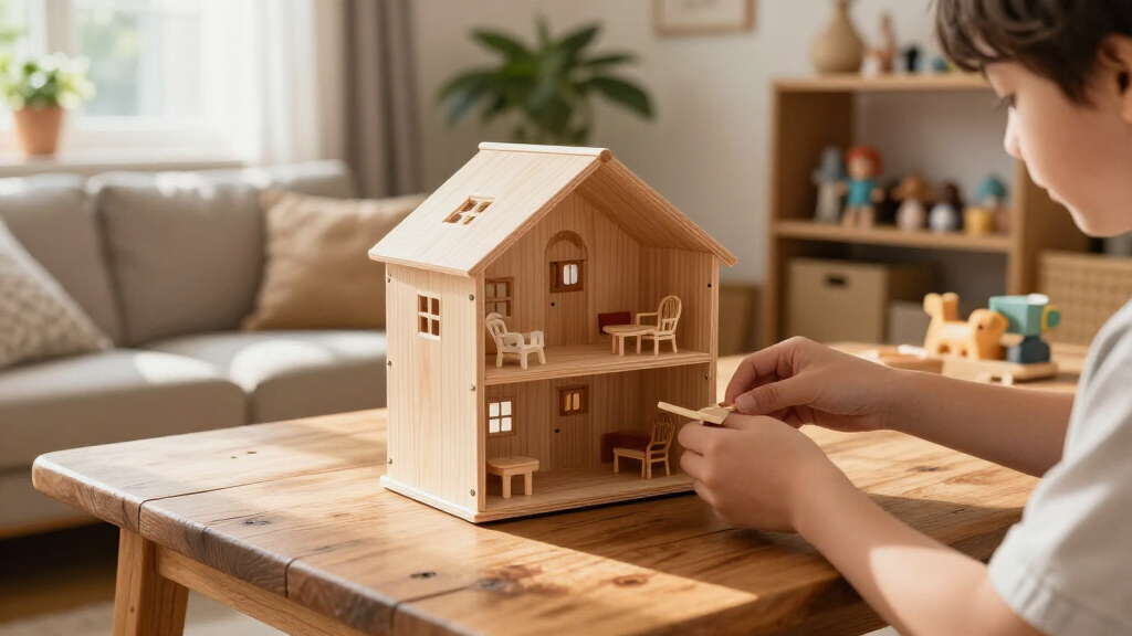 premium wooden dollhouse sets