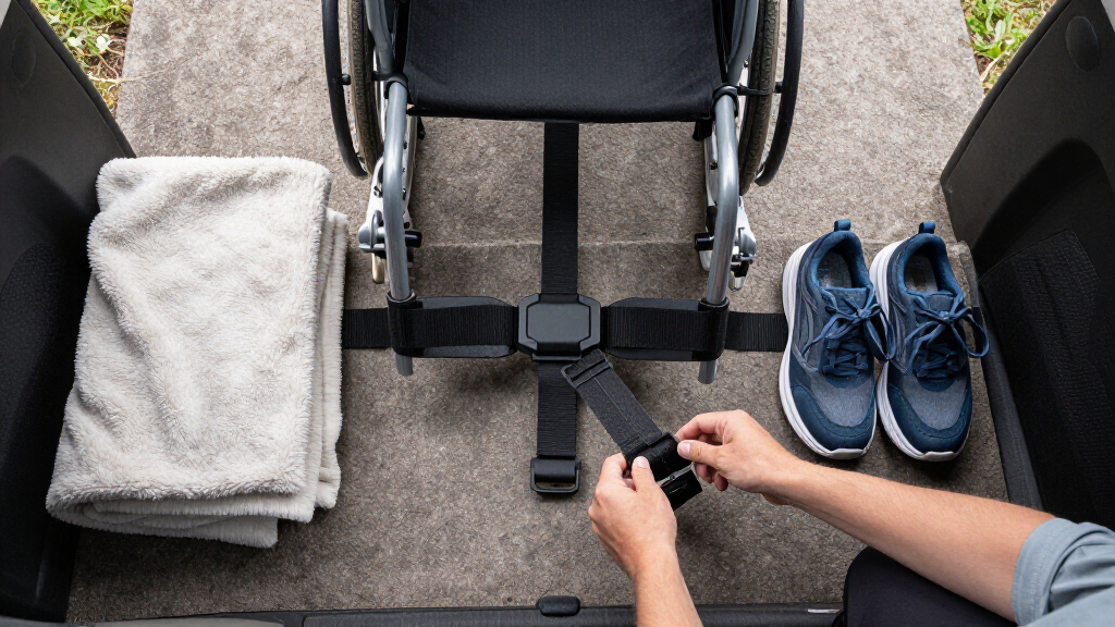 wheelchair tie down system for vehicle premium