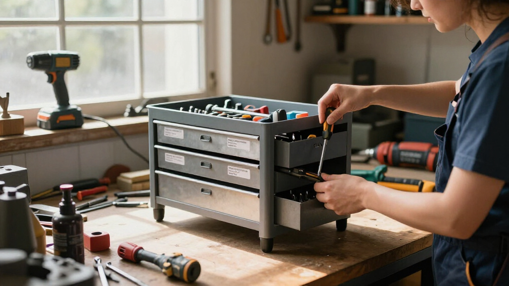 mobile tool storage stations for professional shops