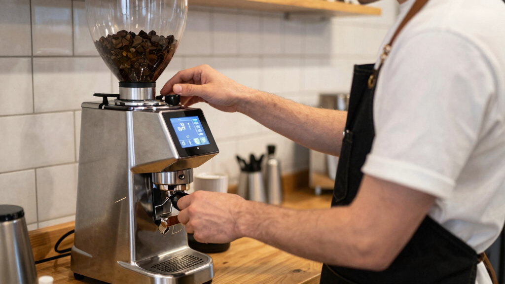 best espresso grinder with programmable RPM