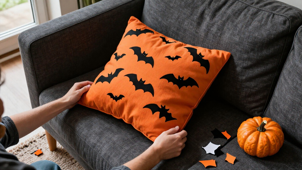 Halloween throw pillow covers