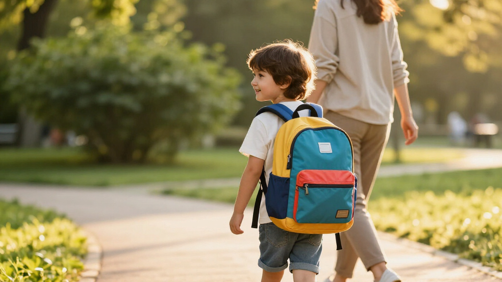 kids' backpack with laptop compartment