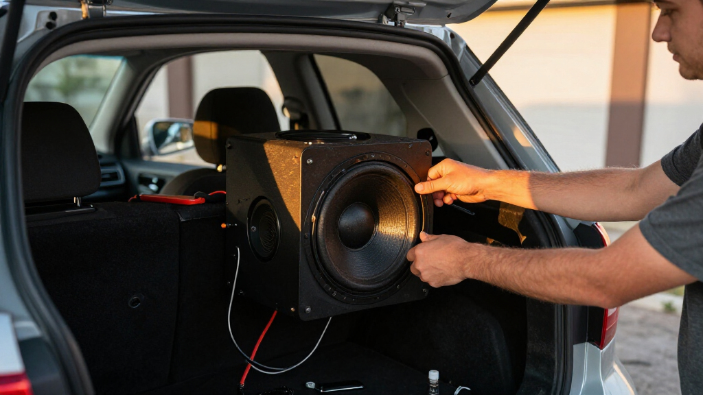 shallowmount subwoofer for small cars