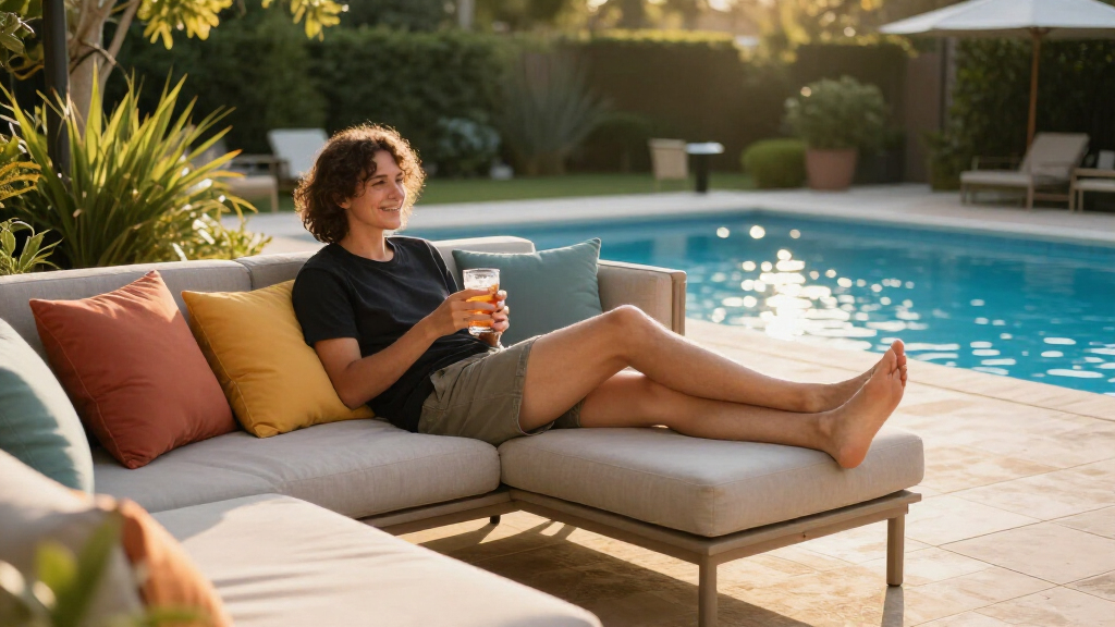 modular outdoor sofas for pool decks