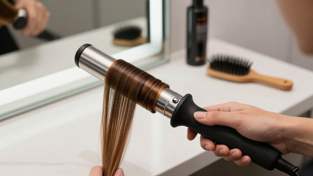 curling iron titanium