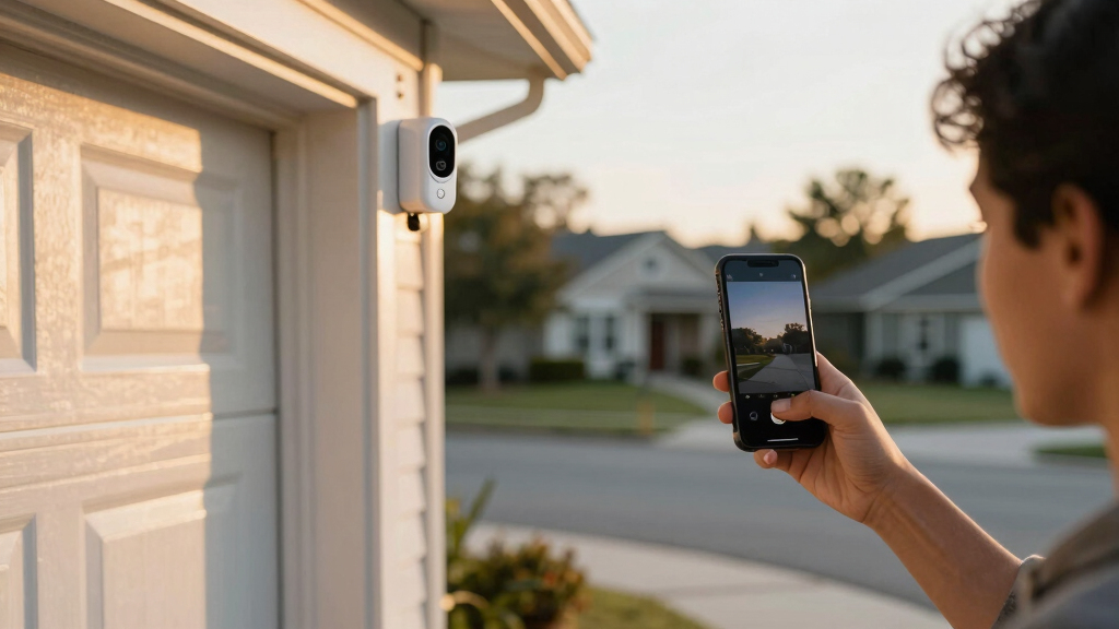 best smart garage door opener camera