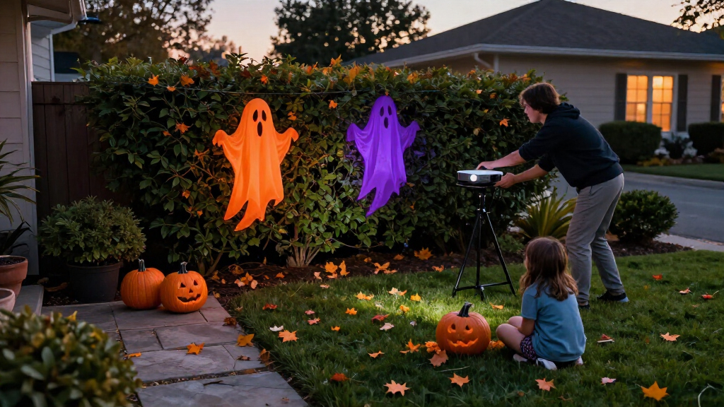 Halloween outdoor projector lights