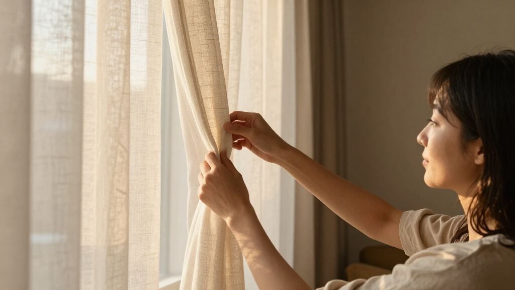 double curtain rod set