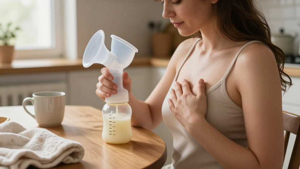 silicone manual breast pump suction
