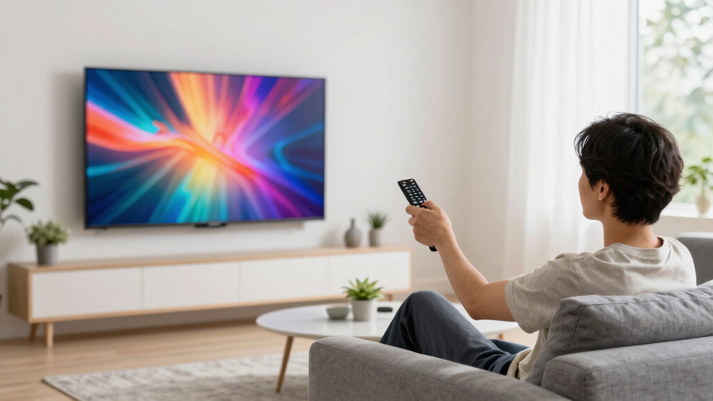 large screen 4K smart TVs