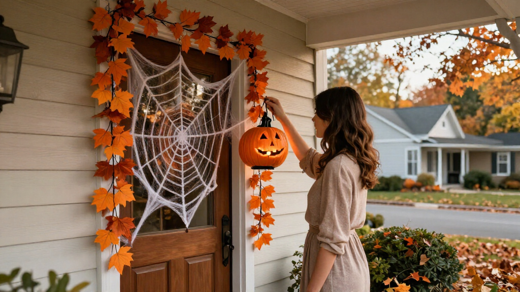 Halloween door decorations
