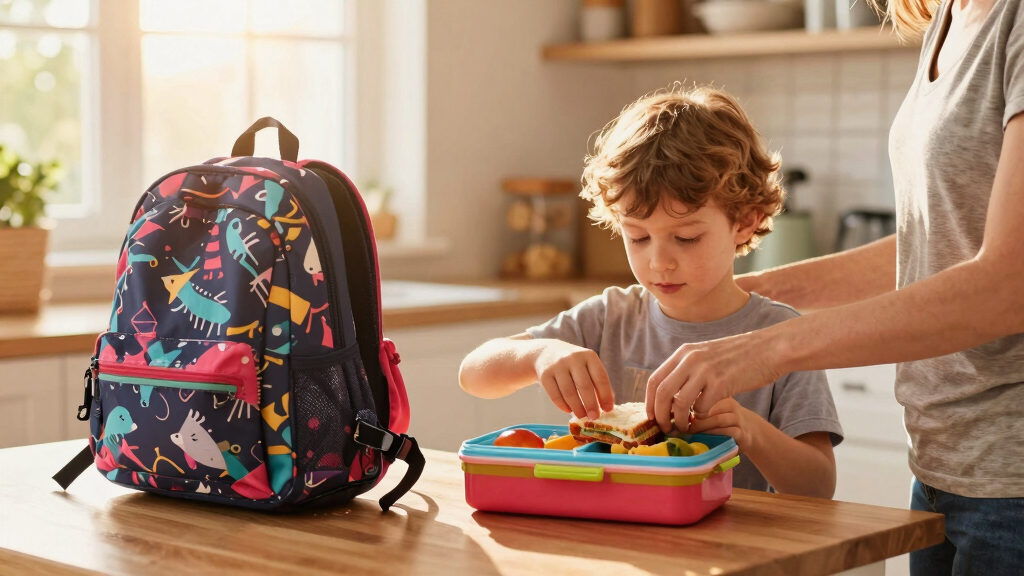 kids lunchbox and backpack sets