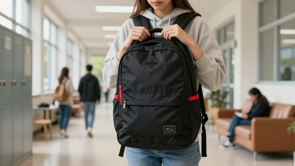 student backpack with charging port
