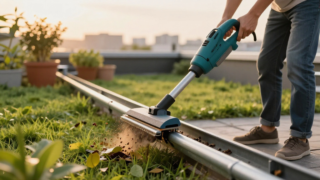 electric gutter cleaning tools