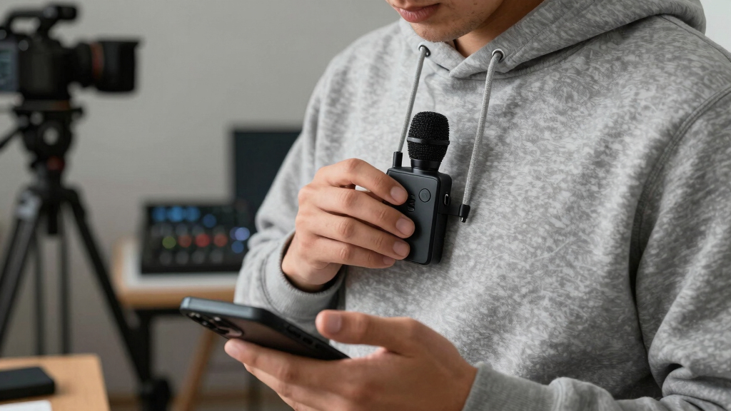 wireless microphone for vlogging