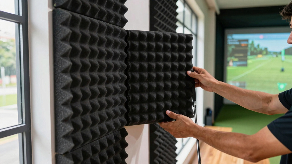 6 Best Soundproofing Panels for Golf Sim Rooms to Enhance Your Practice Space