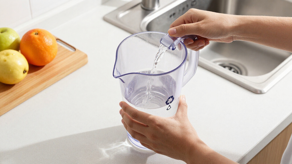 recycled pet water pitcher