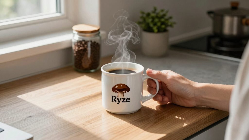 time to drink ryze mushroom coffee
