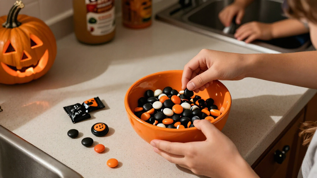 Halloween candy bowls