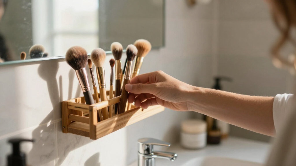 makeup brush drying rack