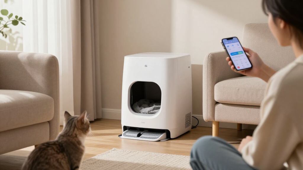 best smart cat litter robot with app