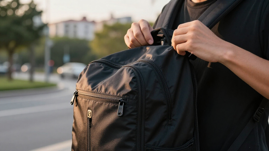 anti theft travel backpack cover