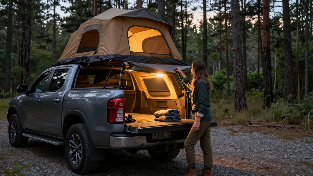 truck bed camping tents