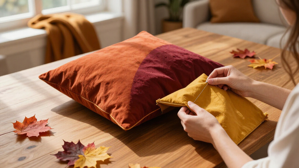 fall-inspired throw pillow covers
