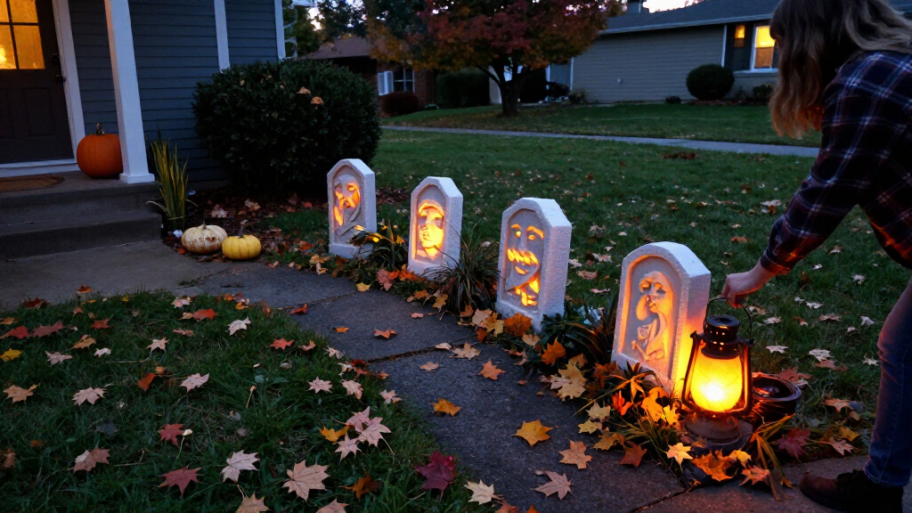 15 Best Lighted Halloween Yard Tombstones for Spooky Displays in 2026 36 lighted Halloween yard tombstones