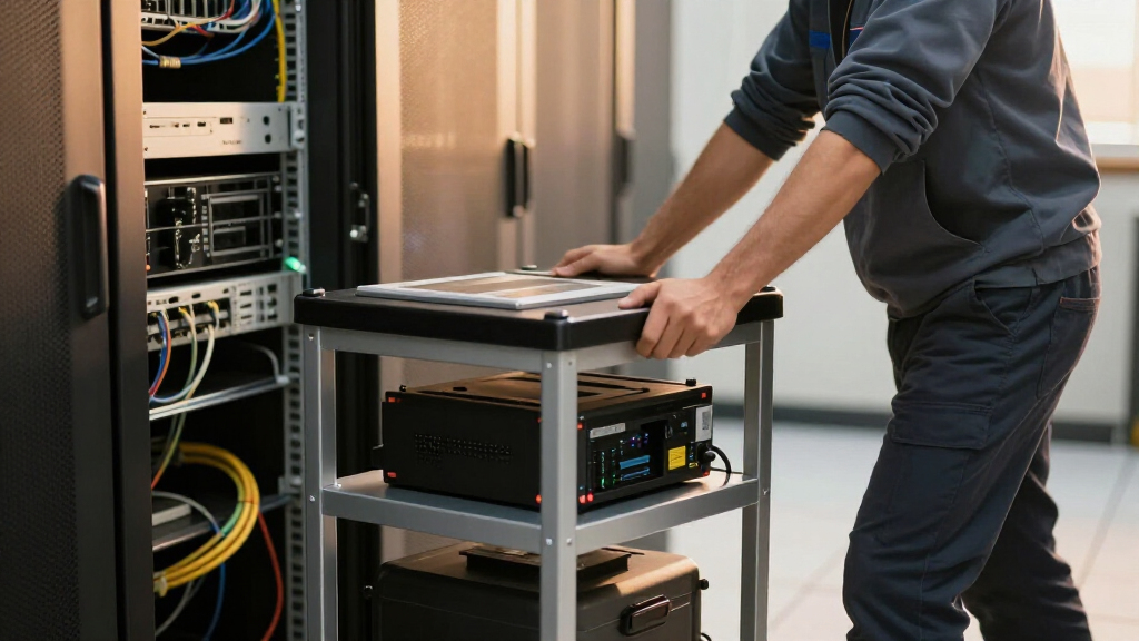 best mobile IT cart for server room maintenance