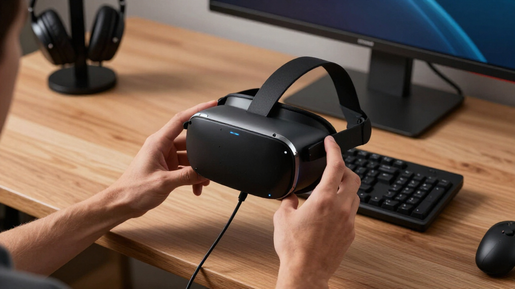 wireless gaming headset for vr
