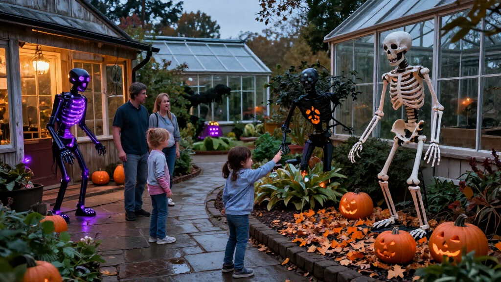 Halloween outdoor animatronics