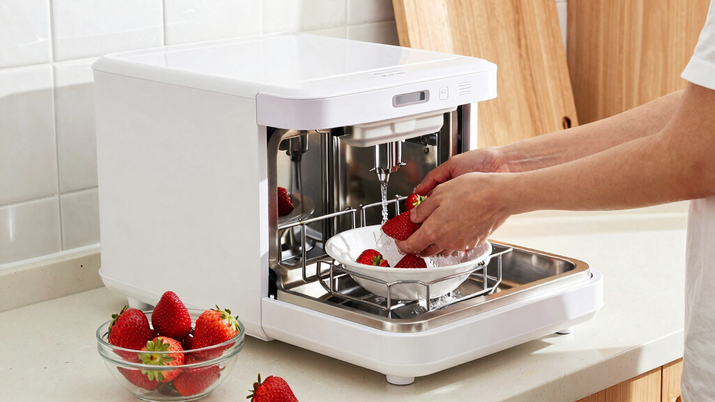 portable dishwasher with fruit wash