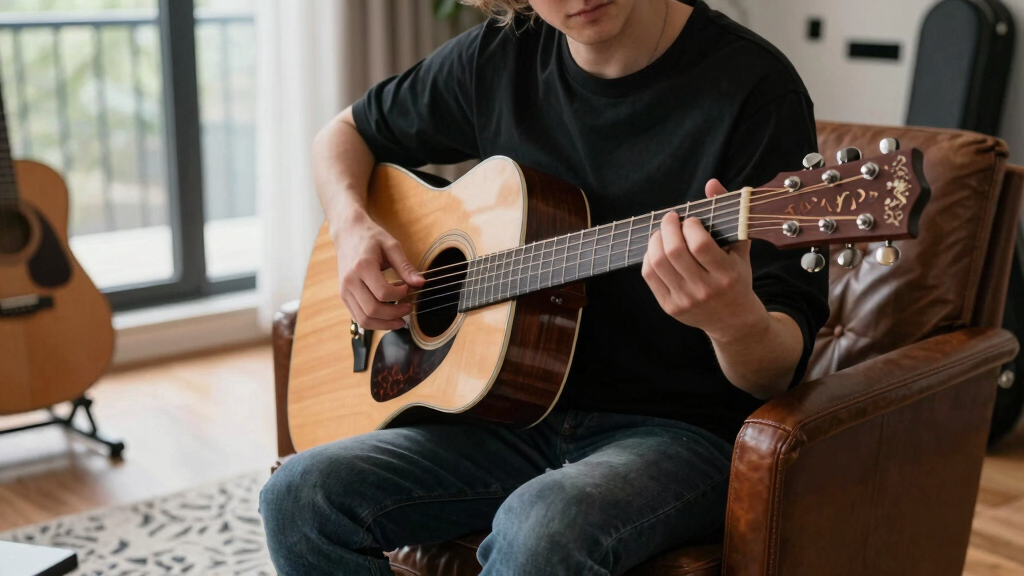 best high-end acoustic guitar starter bundle