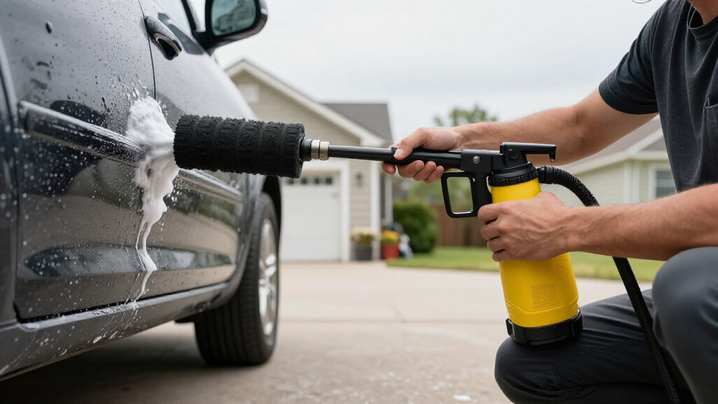 best detailing pressure washer foam cannon setup