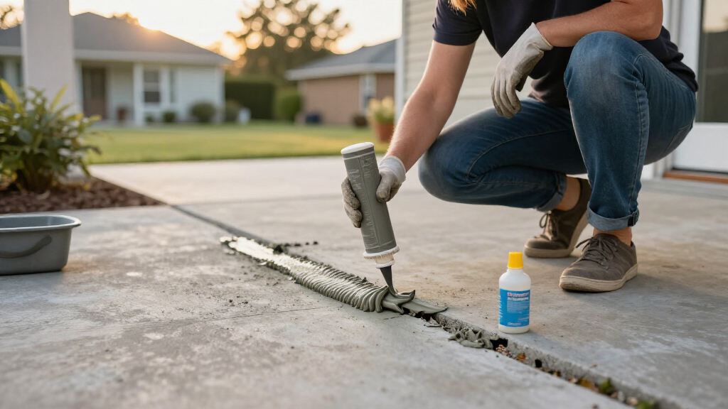 concrete crack filler self leveling