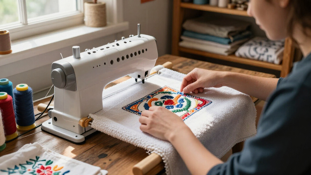 best embroidery machine for towels and terry cloth