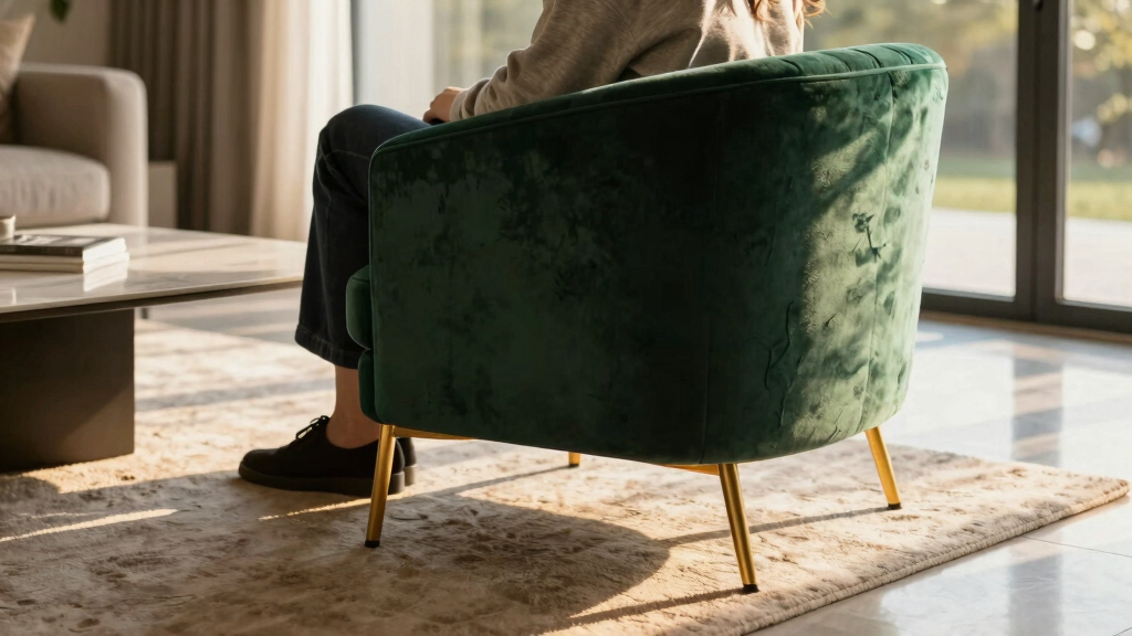 luxury velvet accent chairs