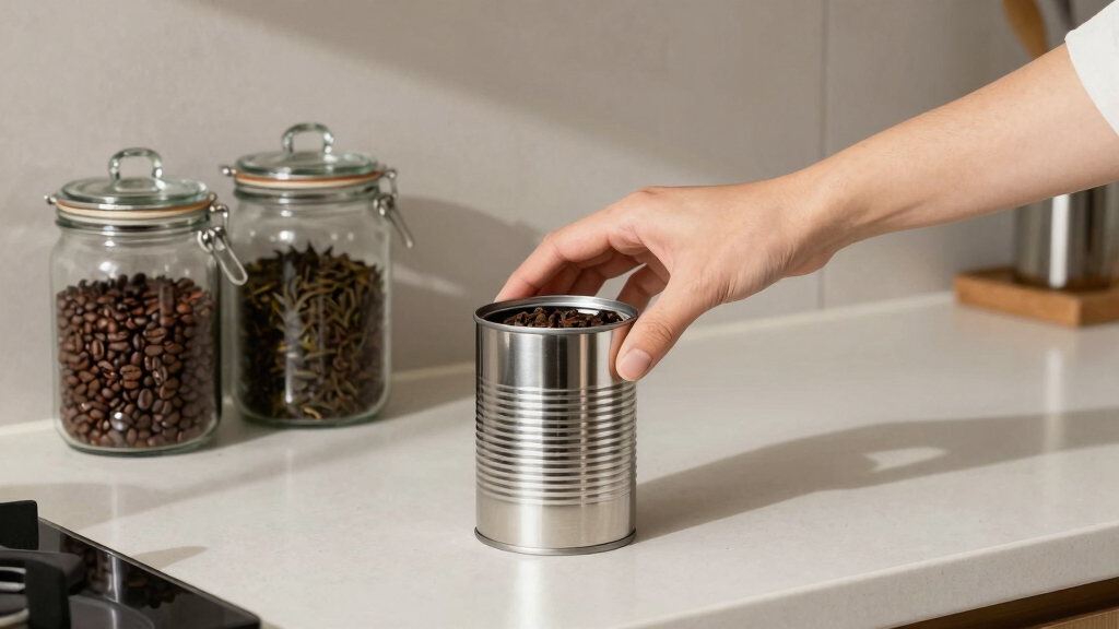 coffee storage and organization
