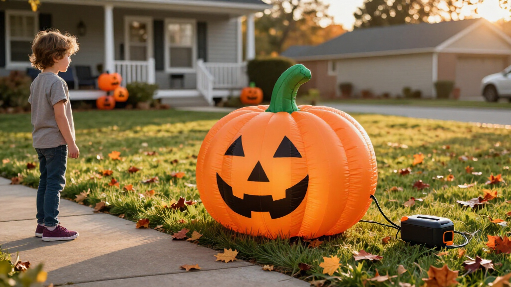 inflatable Halloween yard decorations