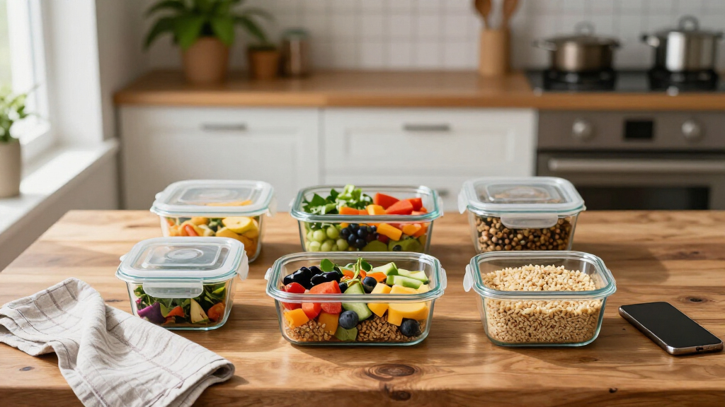 meal prep containers glass