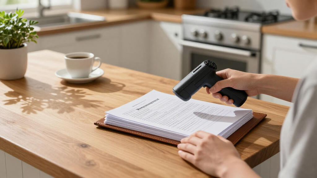 scanner for organizing retirement paperwork