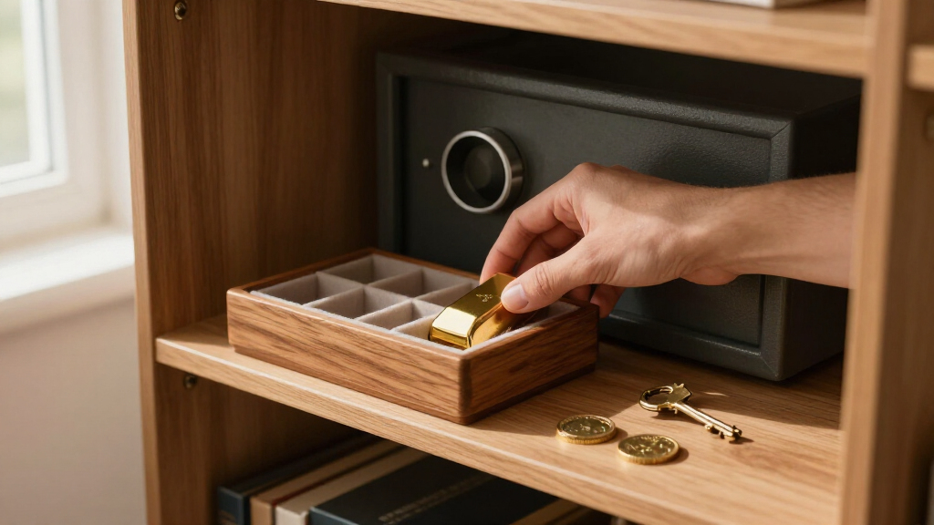 safe organizer shelves