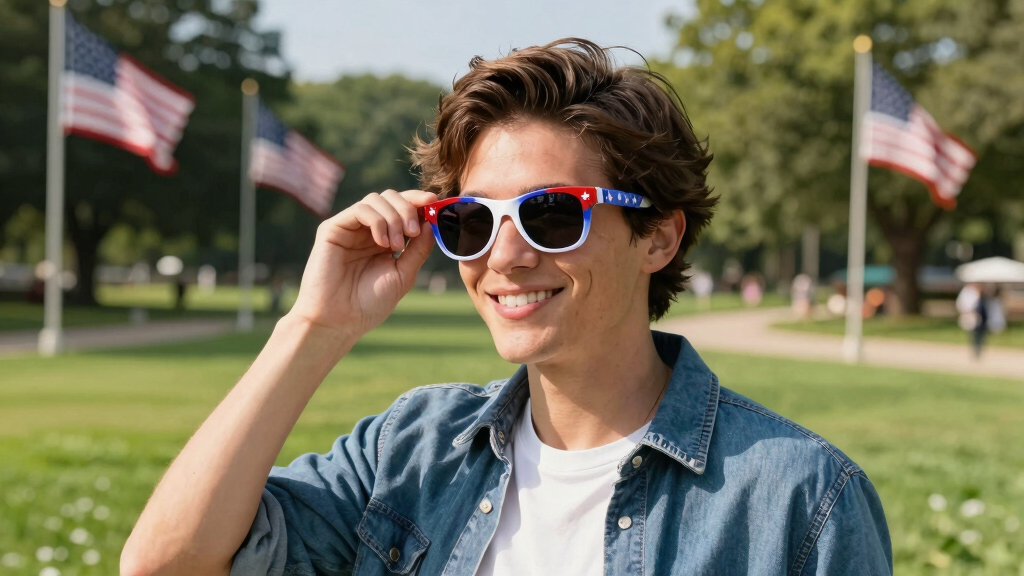 patriotic summer sunglasses
