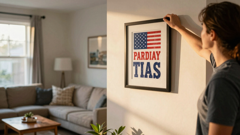 patriotic quote wall art
