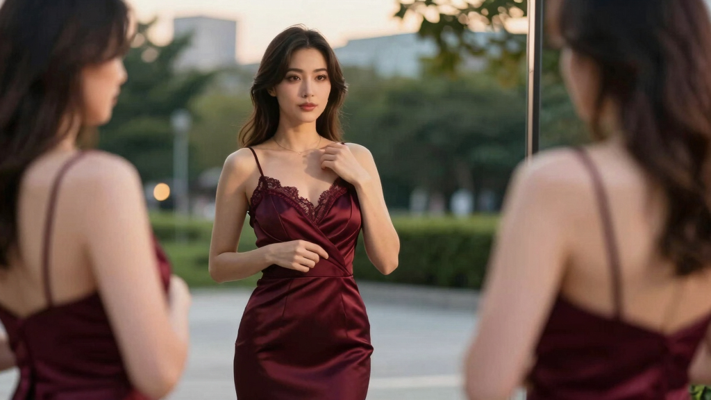 best burgundy evening gowns