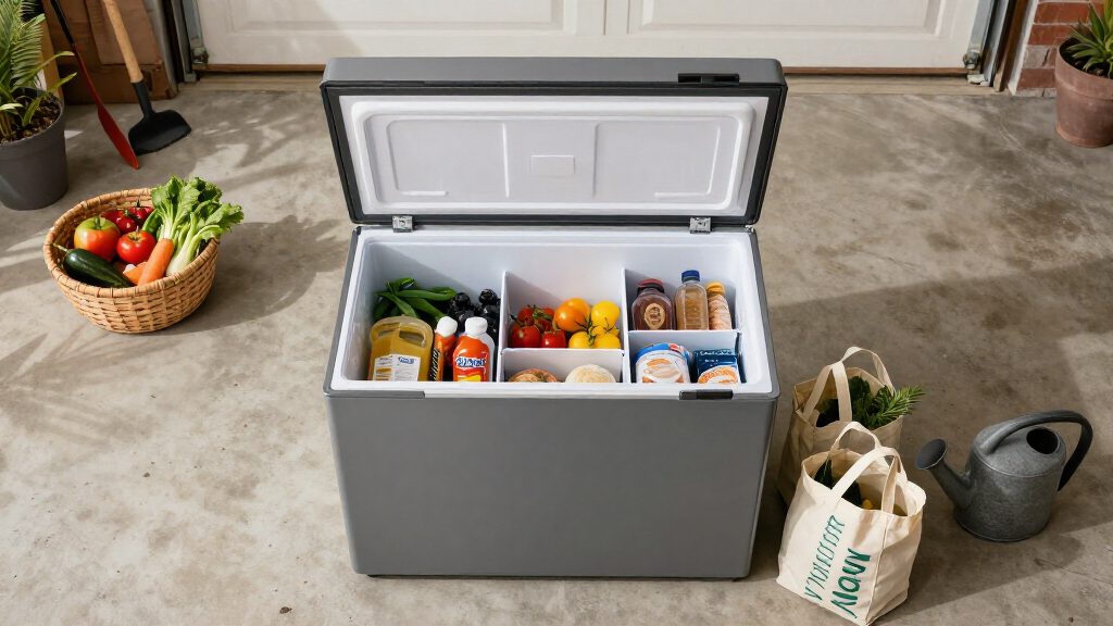 chest freezer garage ready for bulk storage