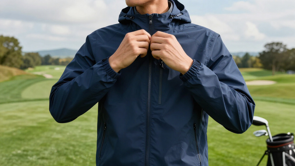 3 layer waterproof golf jackets premium